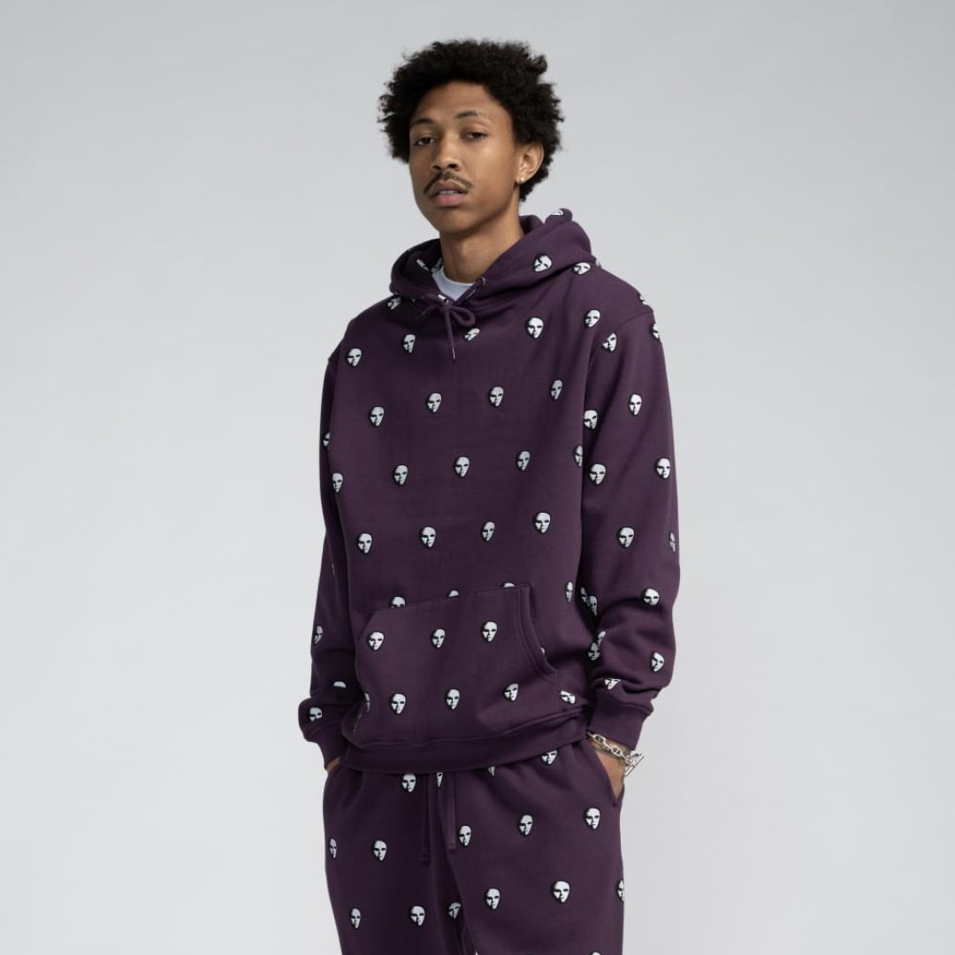 Sweat à Capuche Santa Cruz Watcher Blackcurrant