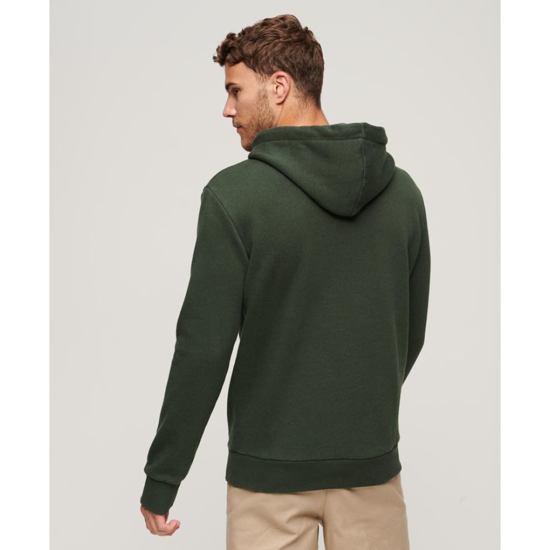 SWEAT A CAPUCHE SUPERDRY VERT FONCE GREAT OUTDOOR - Sweat