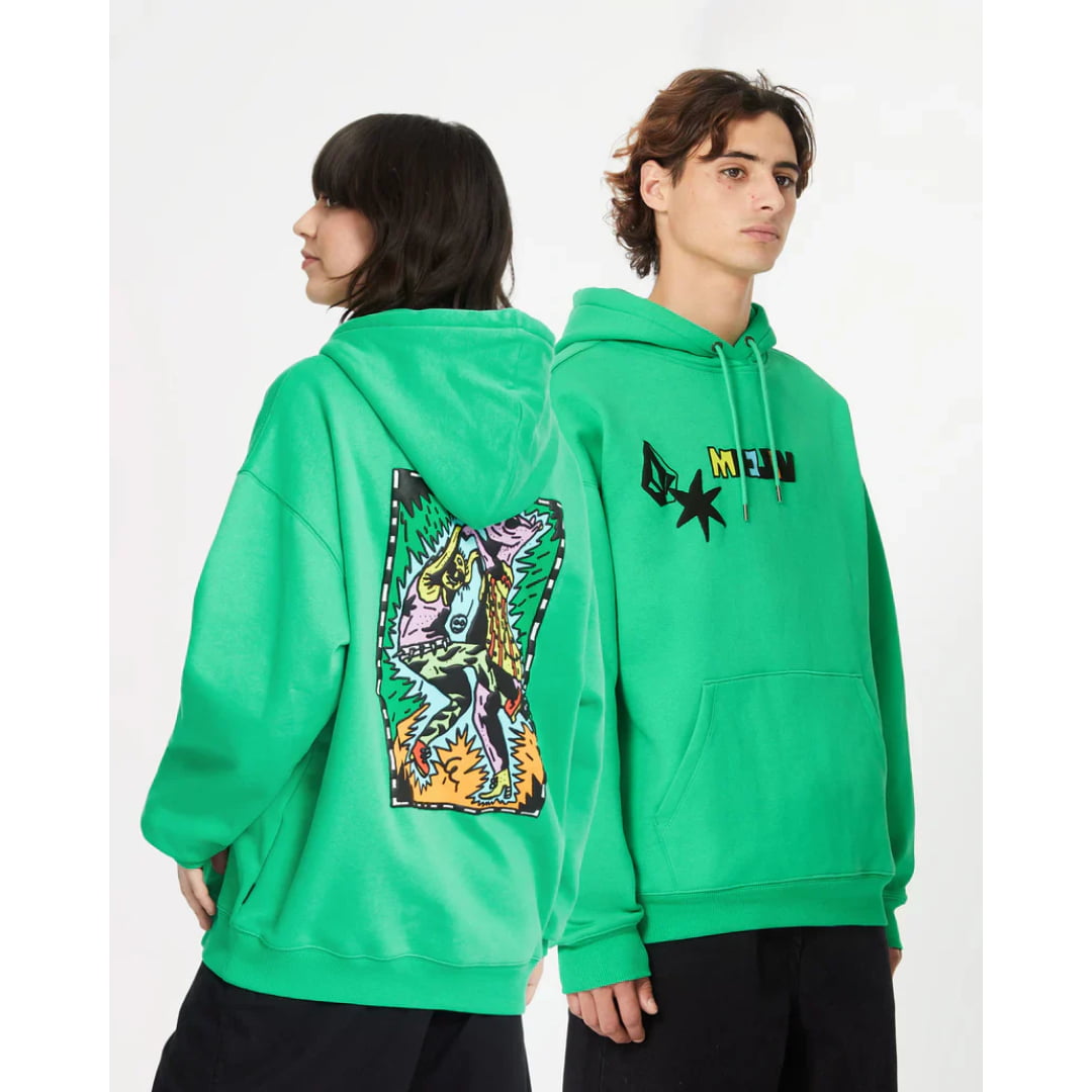 Sweat à Capuche Volcom Bob Mollema 1 Mint - Insidshop.com