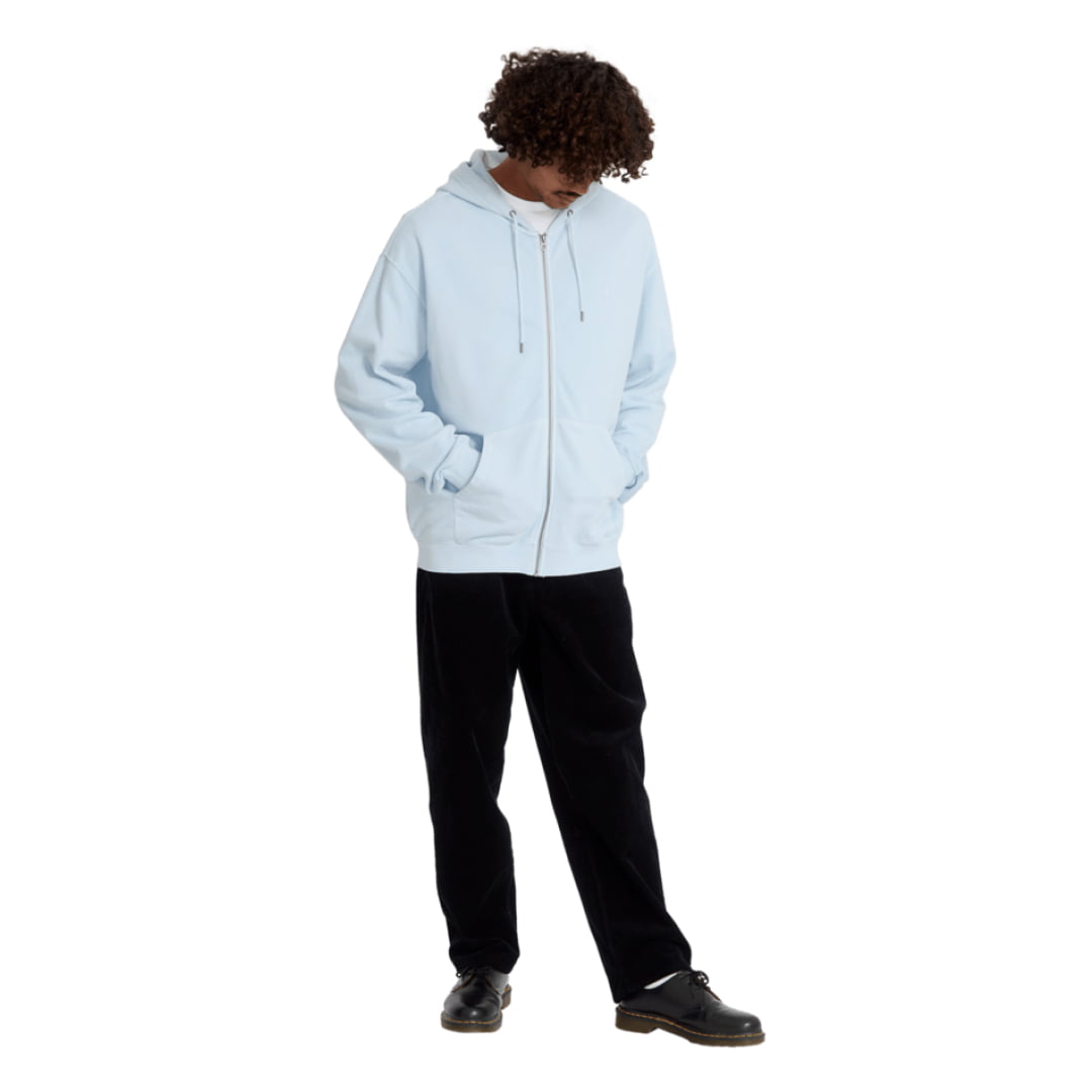 Sweat à Capuche Volcom Single Stone TW Zip Light Blue Acid