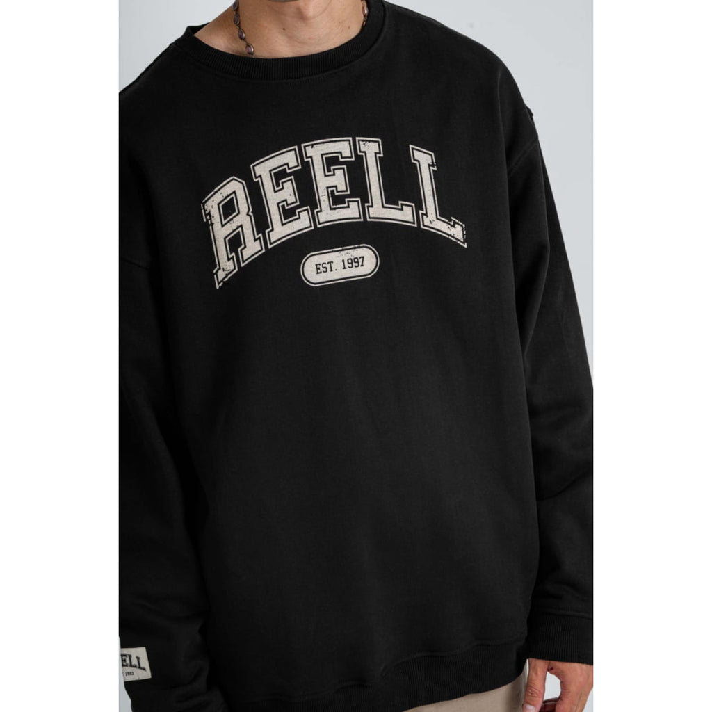 Sweat à Col Rond Reell Team Crewneck Deep Black