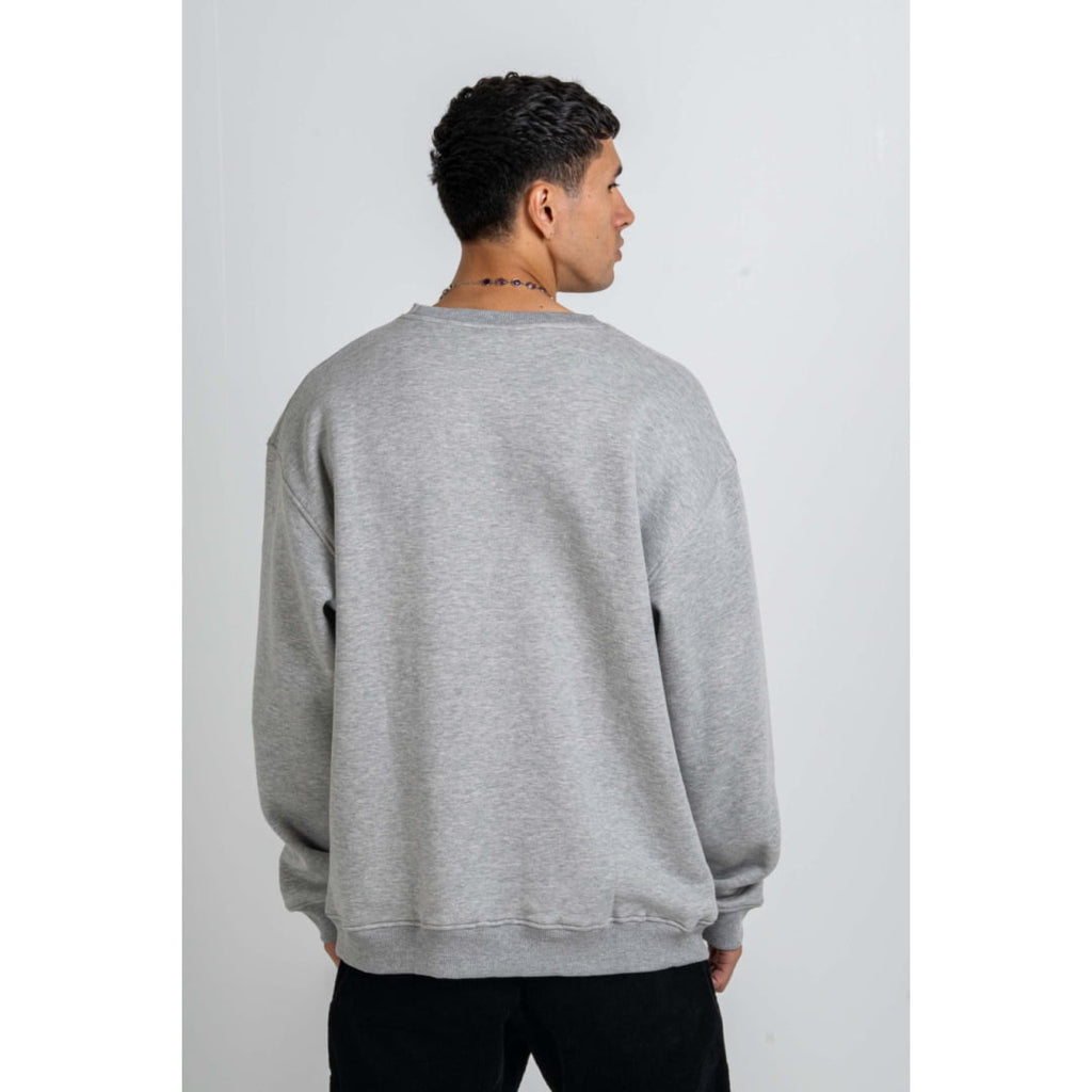 Sweat à Col Rond Reell Team Crewneck Grey Melange