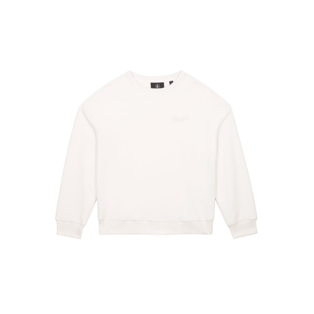 Sweat à Col Rond Volcom Tookool Crew Dirty White