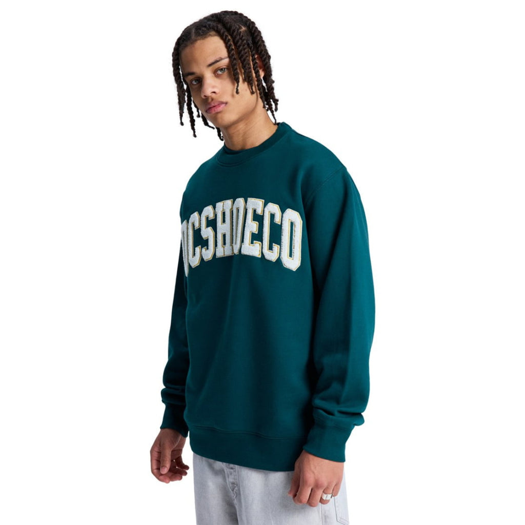 Sweat Col Rond DCSHOES Varsity Crew Ponderosa Pine - Dcshoes