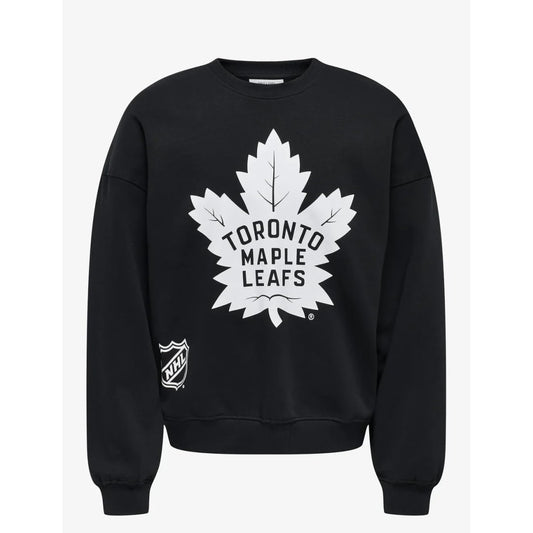 Sweat Col Rond Only & Sons ONSNHL VTG Toronto Maple Leafs