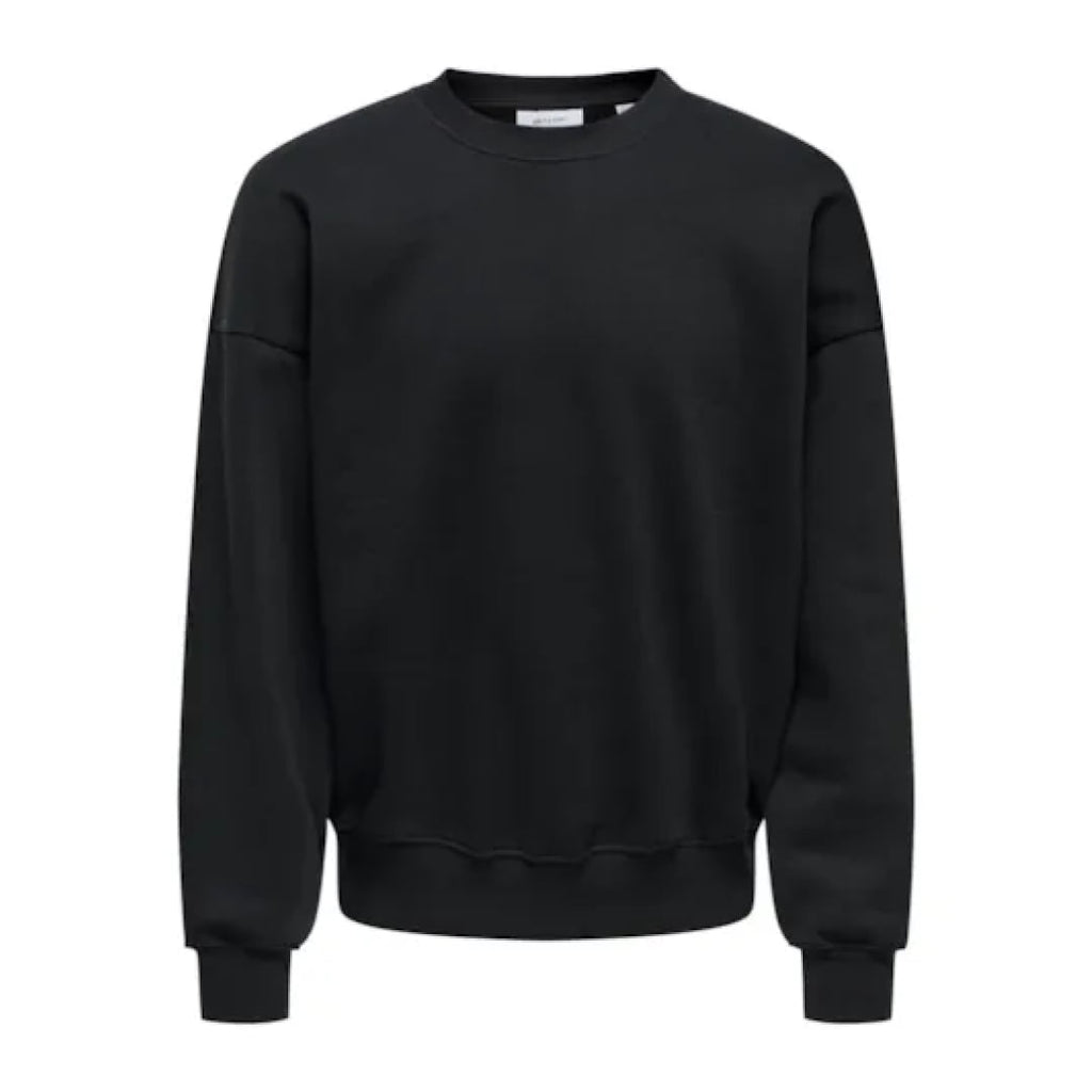 Sweat Col Rond Only & Sons Onsturner Life VTG Black - Vtg