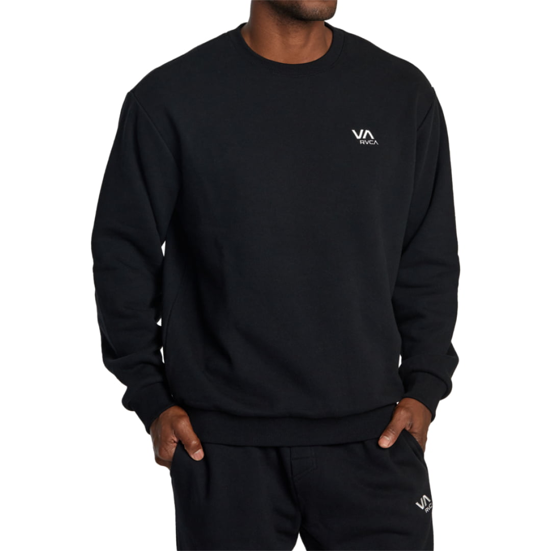 Sweat Col Rond RVCA VA Essential Crew Black - Rvca Va