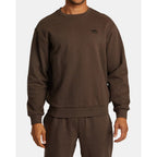 Sweat Col Rond RVCA VA Essential Mocha - Rvca Va