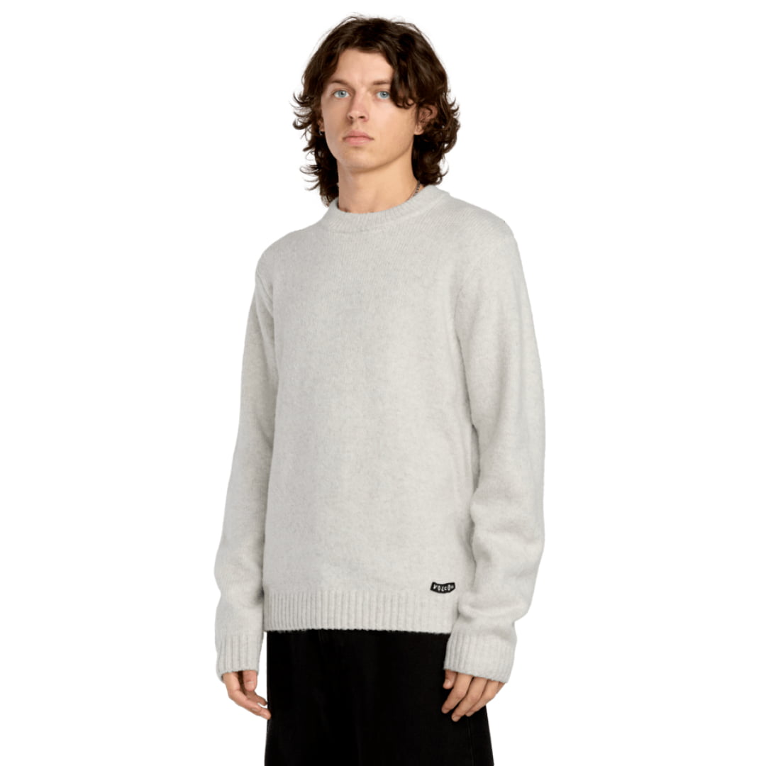 Sweat Col Rond Volcom Edmonder II Dirty White Ii