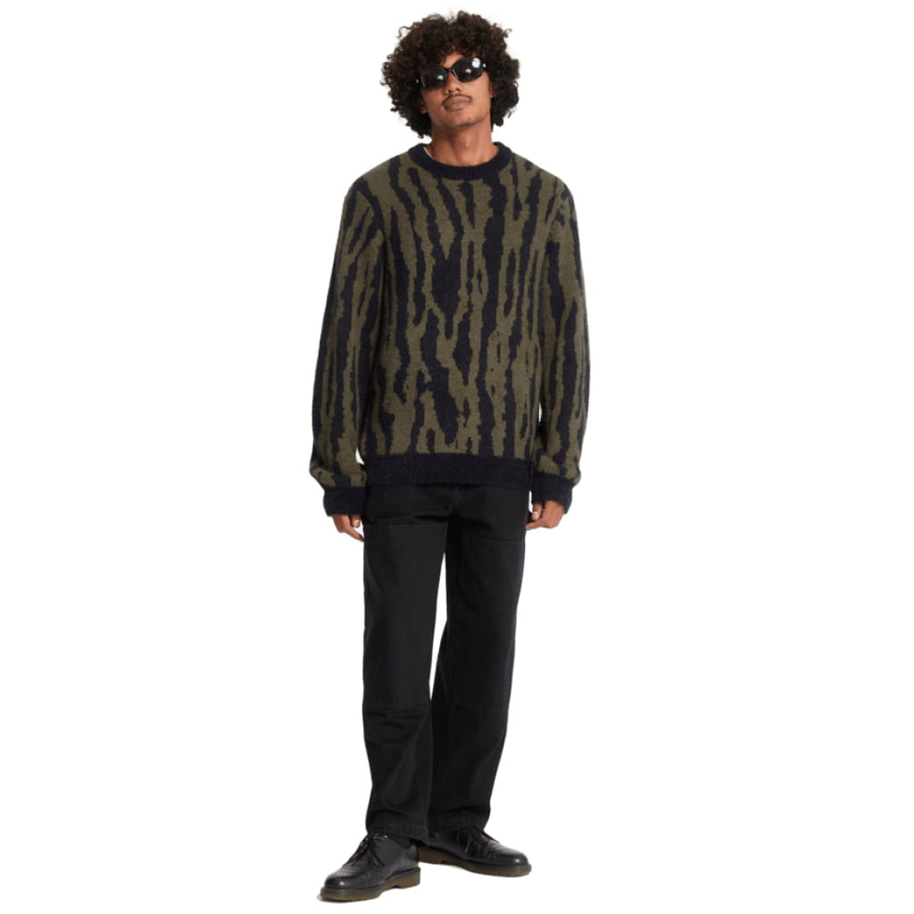 Sweat Col Rond Volcom Wazermoon Black Insidshop.com
