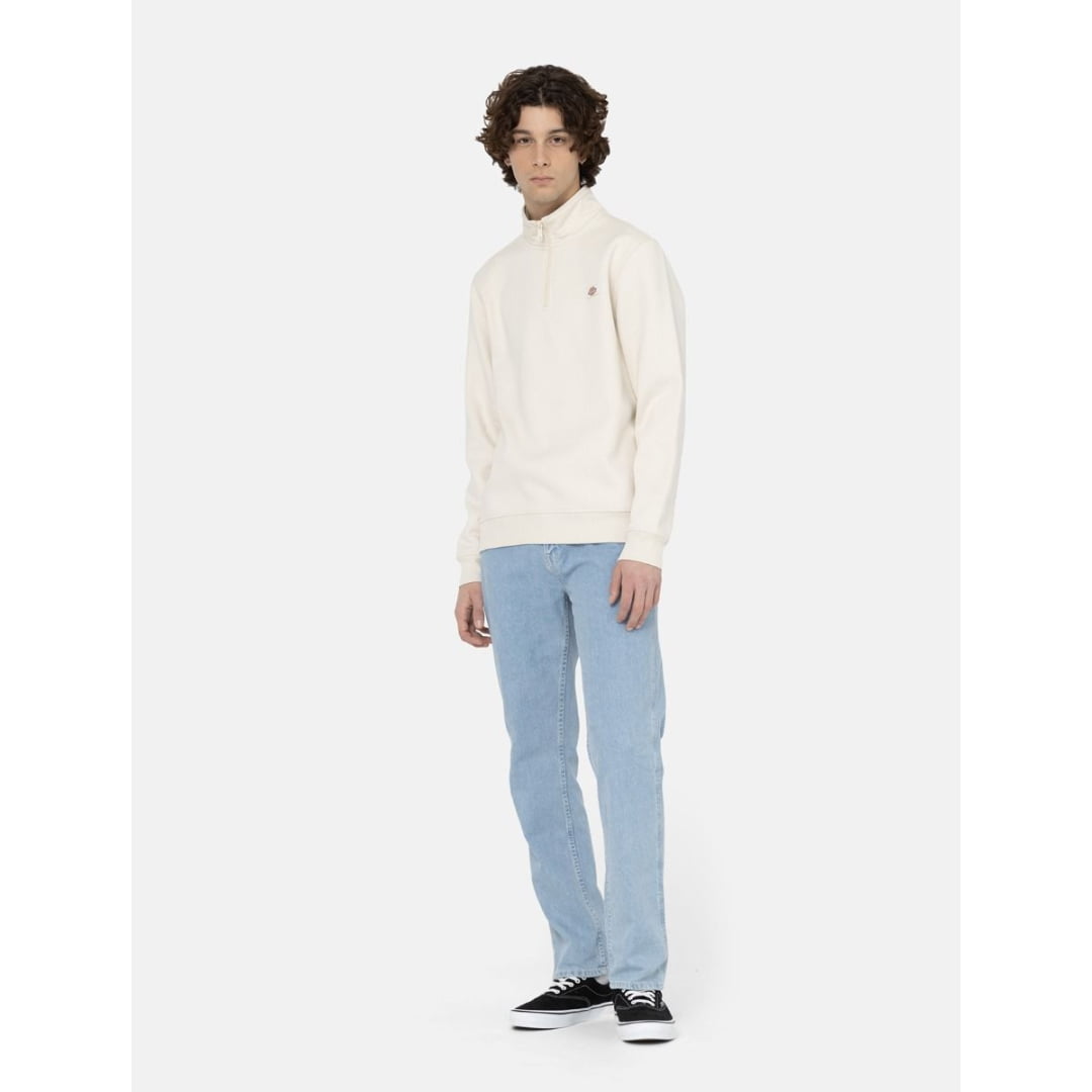 Sweat Col Zip Dickies Oakport Quarter Whitecap Gray