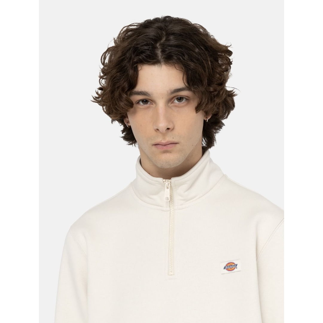 Sweat Col Zip Dickies Oakport Quarter Whitecap Gray