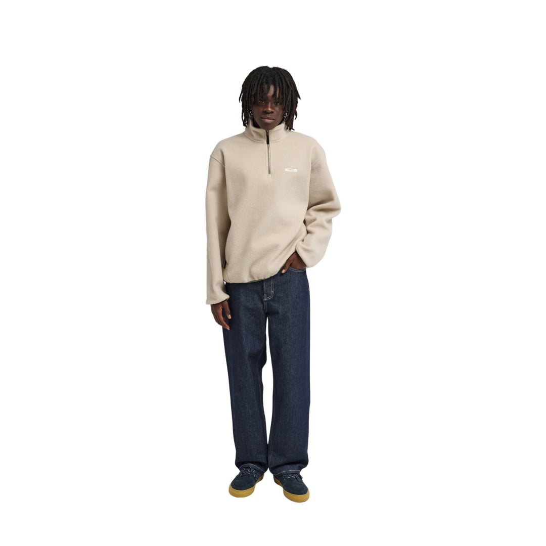 Sweat Element Sefton 1/4 Zip Oatmeal Heather - Insidshop.com