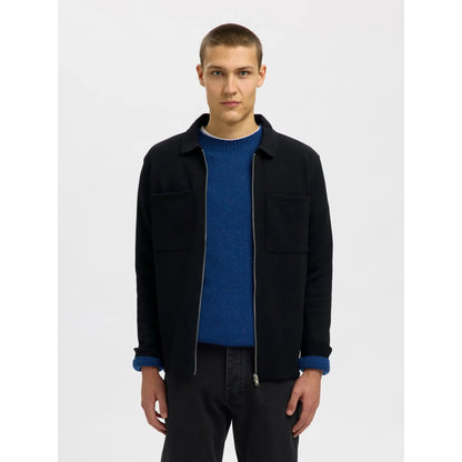 Sweat Selected SLMJACKIE Zip Black - Slmjackie