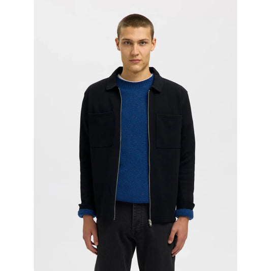 Sweat Selected SLMJACKIE Zip Black - Slmjackie