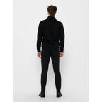 Sweat Zippé Only & Sons Onsceres Half Zip Black