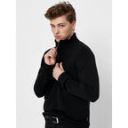 Sweat Zippé Only & Sons Onsceres Half Zip Black