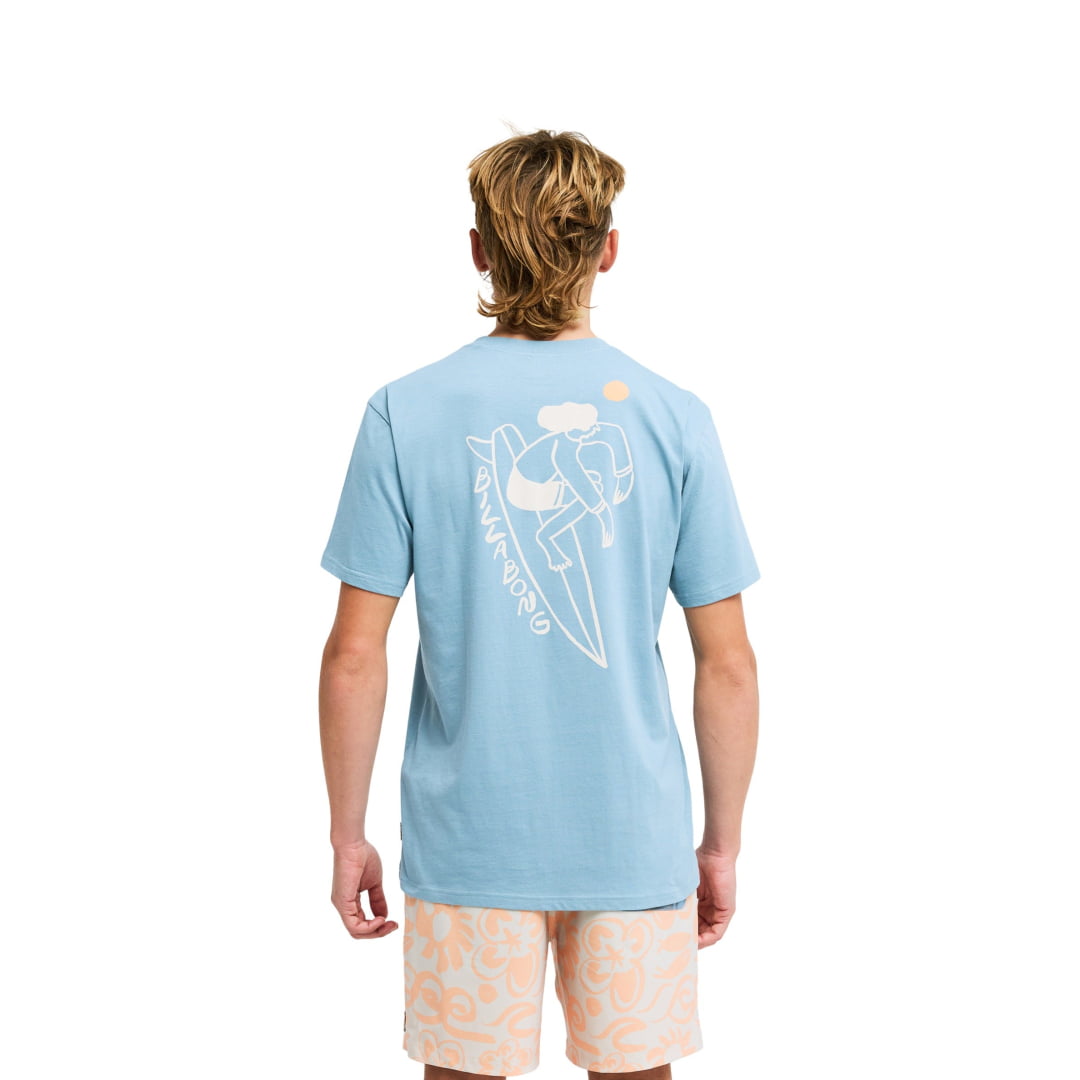 T-shirt Billabong Droppin SS Blue Fog - Insidshop.com