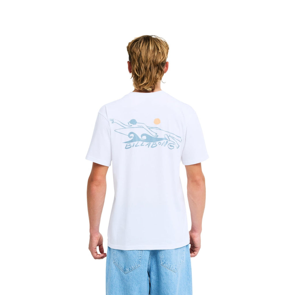 T-shirt Billabong Paddle Out SS White - Insidshop.com