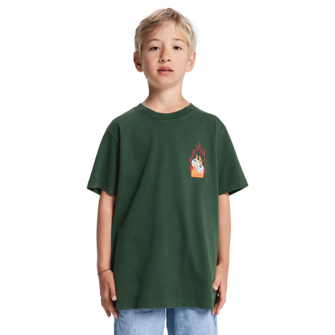 T-shirt DCShoes Burning Dice Youth HSS Ponderosa Pine