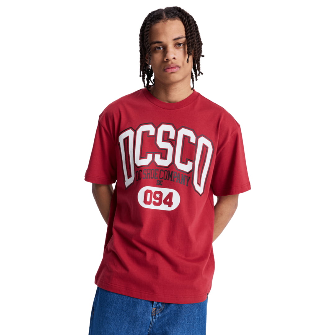 T-shirt DCShoes Elective HSS Brick Red - Dcshoes Hss