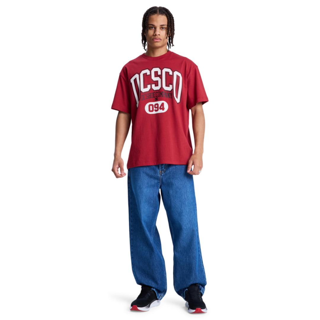 T-shirt DCShoes Elective HSS Brick Red - Dcshoes Hss