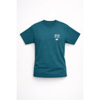 T-shirt DCShoes For The Win LHSS Deep Teal - Dcshoe Lhss