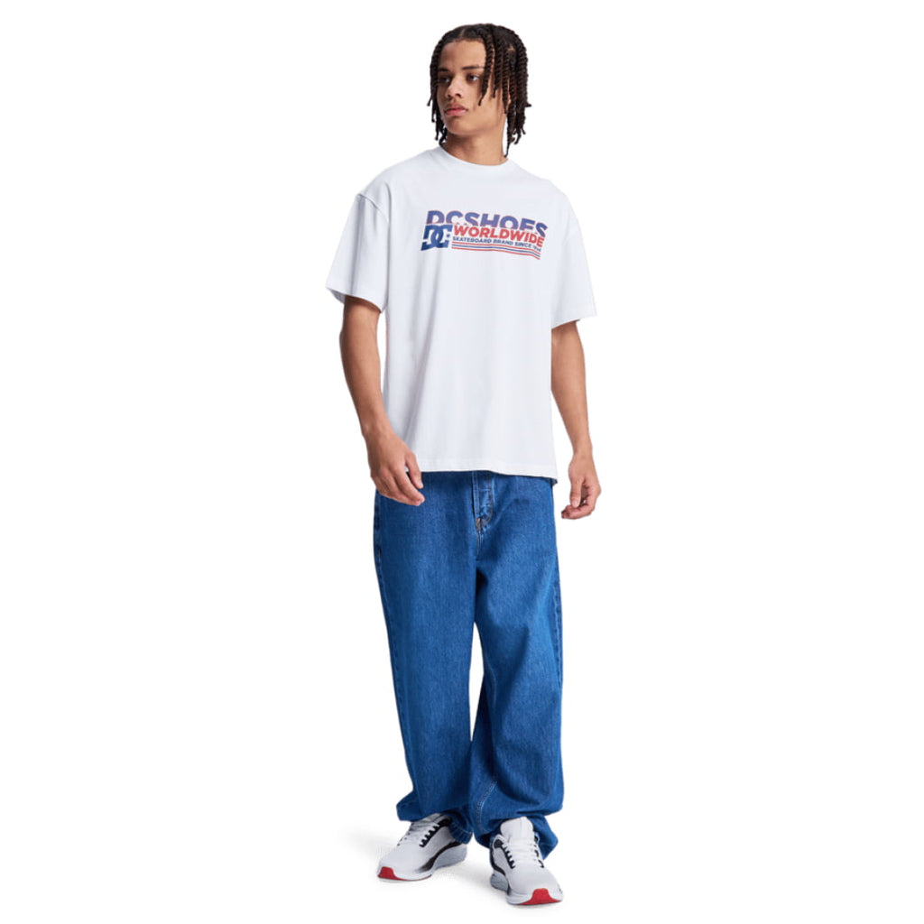 T-shirt DCShoes Queltra LHSS White - Dcshoes Lhss