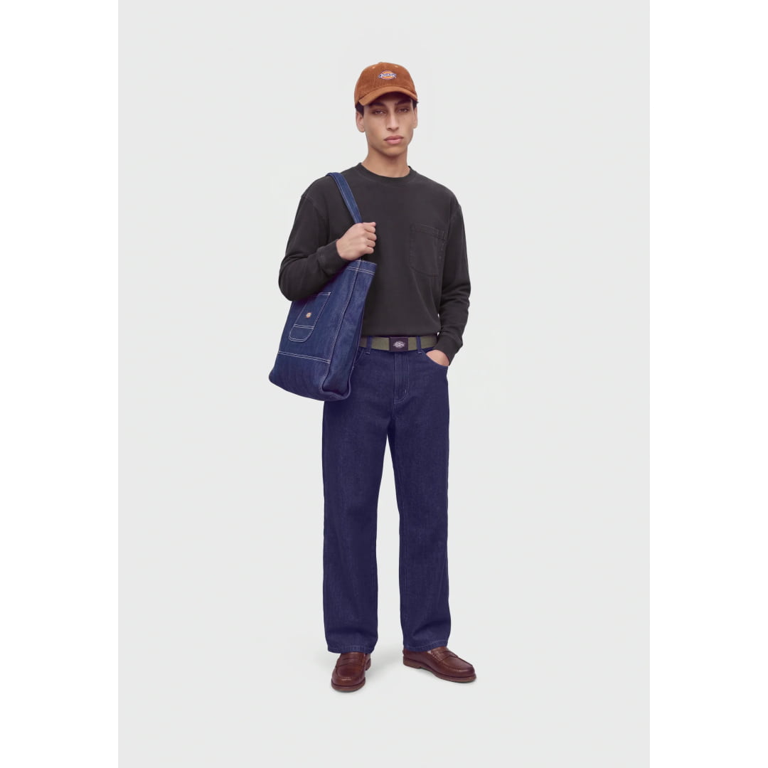 T-shirt Dickies Baker LS Pocket Black - Insidshop.com