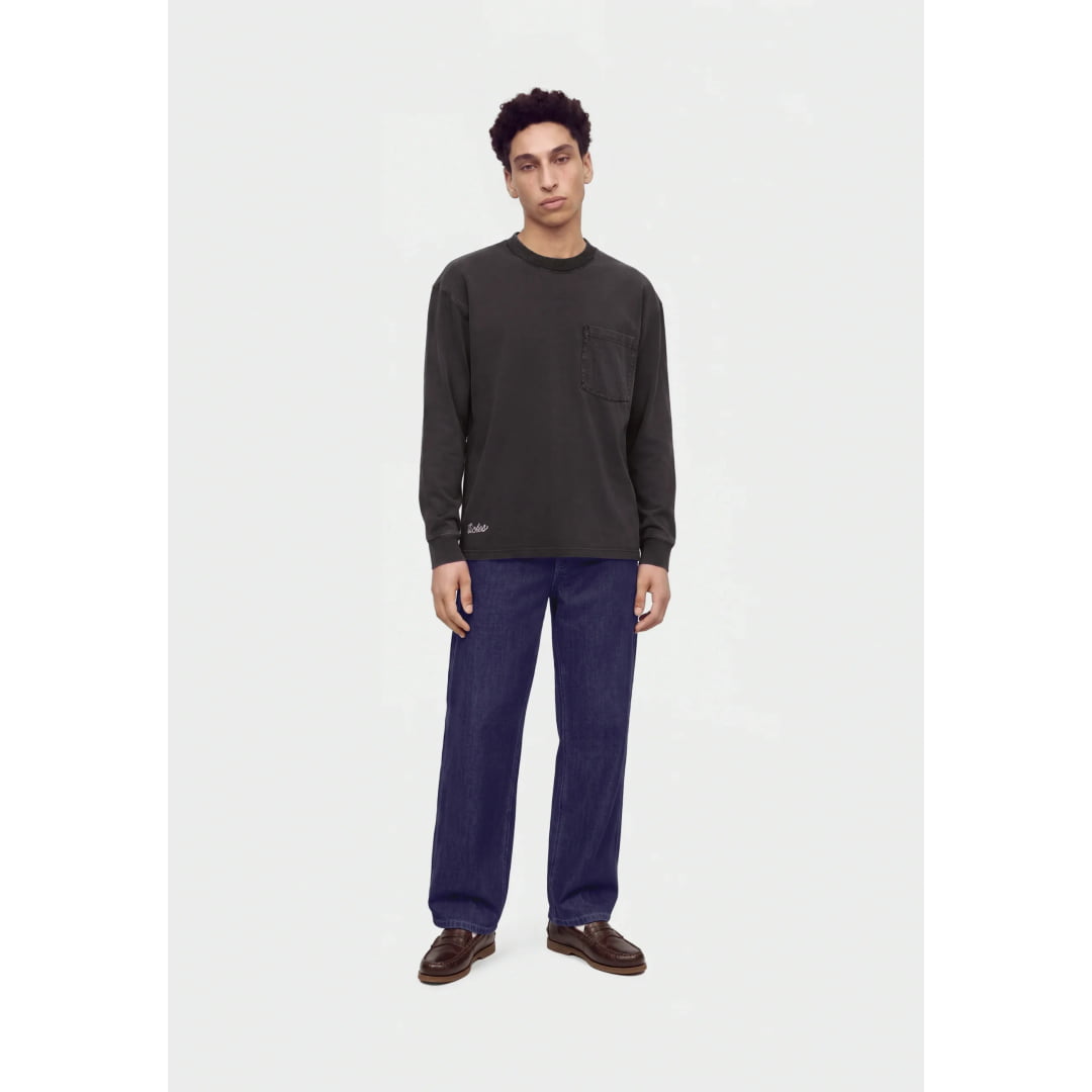 T-shirt Dickies Baker LS Pocket Black - Insidshop.com