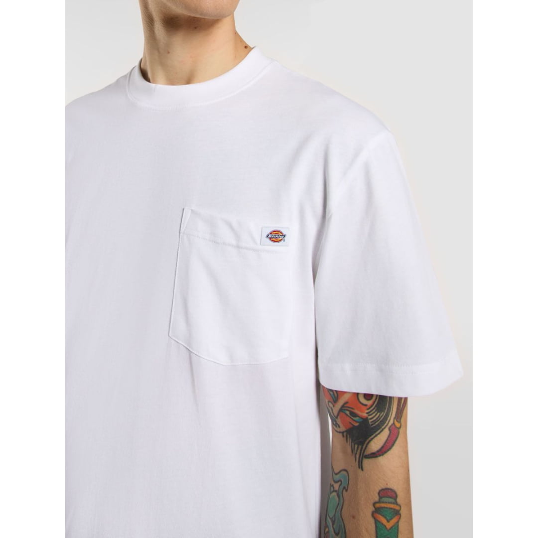 T-shirt Dickies Heavyweight Pocket Relaxed White