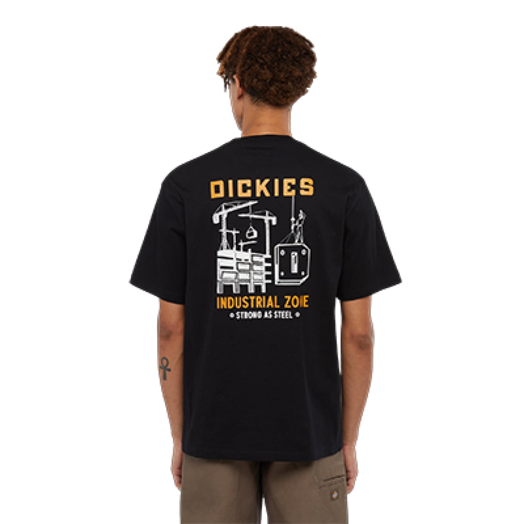 T-shirt Dickies Industrial Zone Black - Ls - Insidshop.com