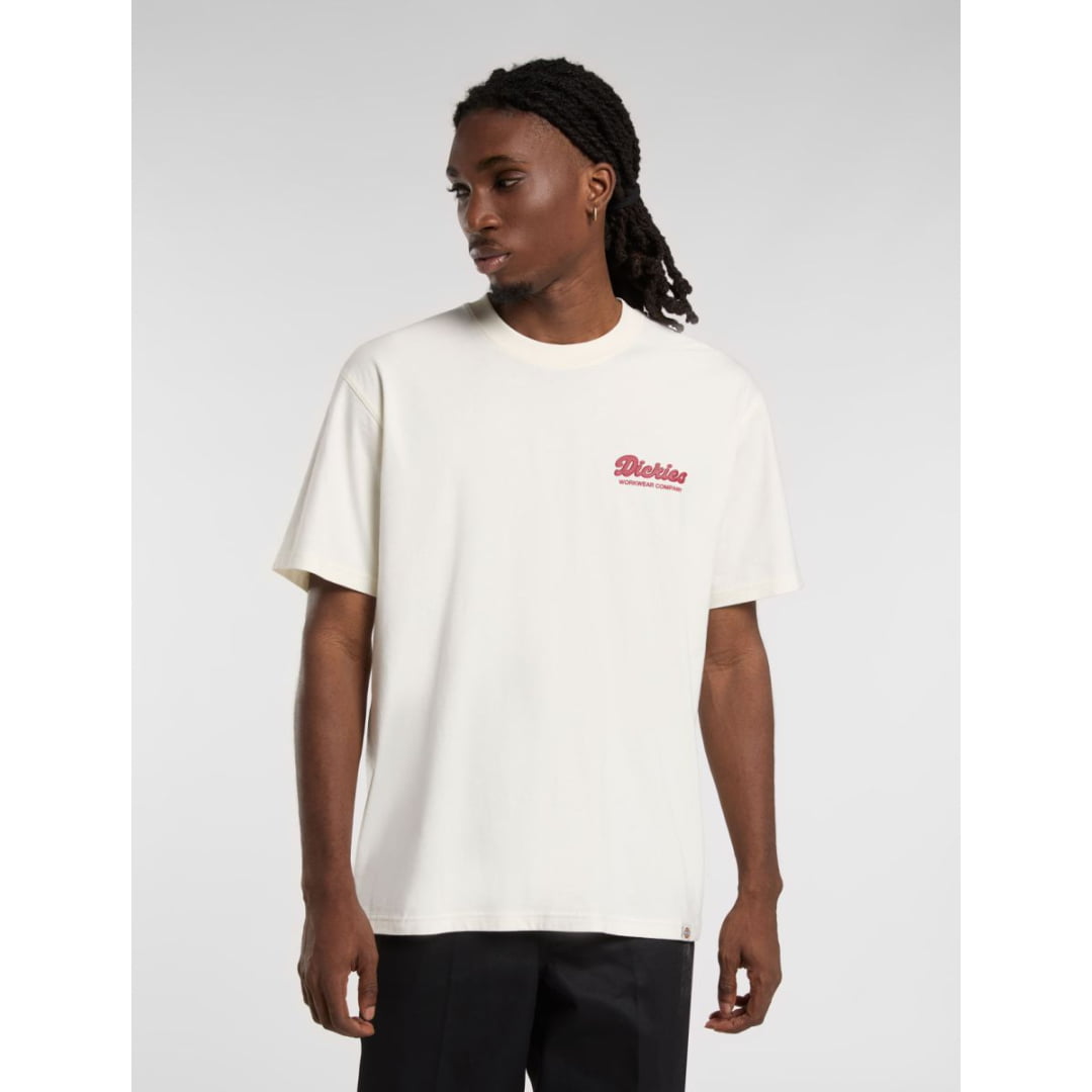 T-shirt Dickies Lewistown Egret - Insidshop.com