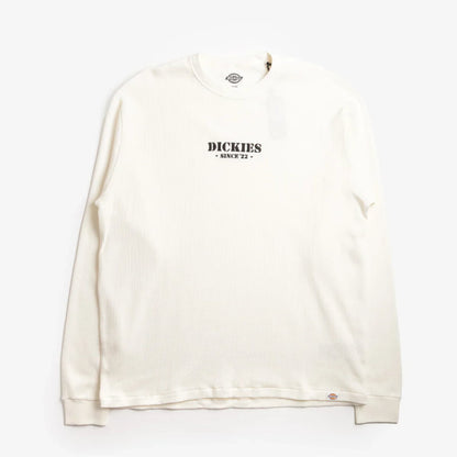 T-shirt Dickies LS Waffle Egret - Ls - Insidshop.com