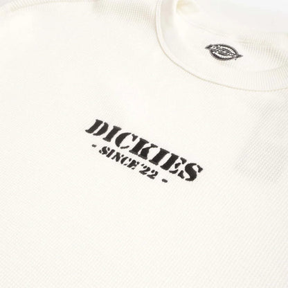 T-shirt Dickies LS Waffle Egret - Ls - Insidshop.com