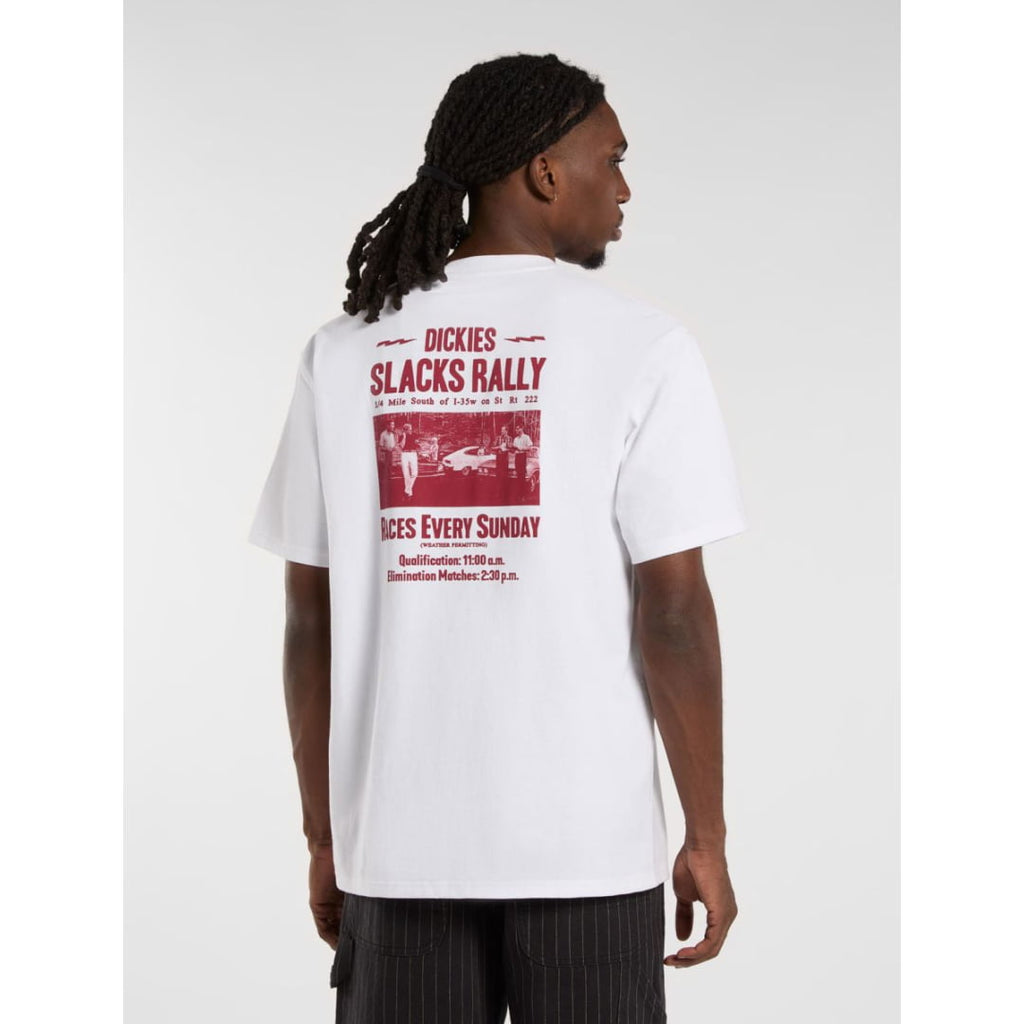 T-shirt Dickies SS Slacks Rally White - Ss - Insidshop.com