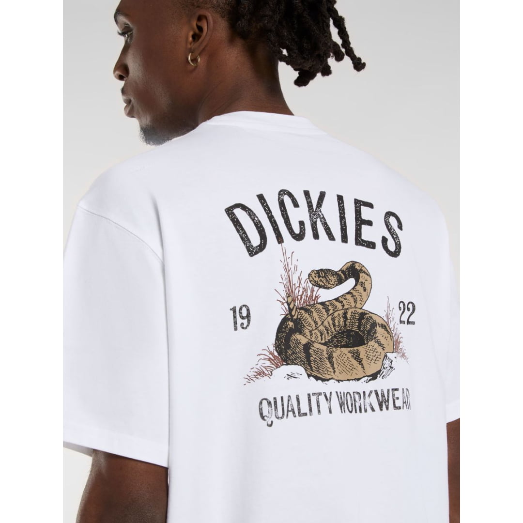 T-shirt Dickies SS Snake White - Ss - Insidshop.com
