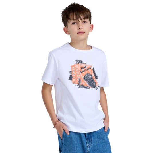 T-shirt Element Enfant Timber Breaktime Optic White