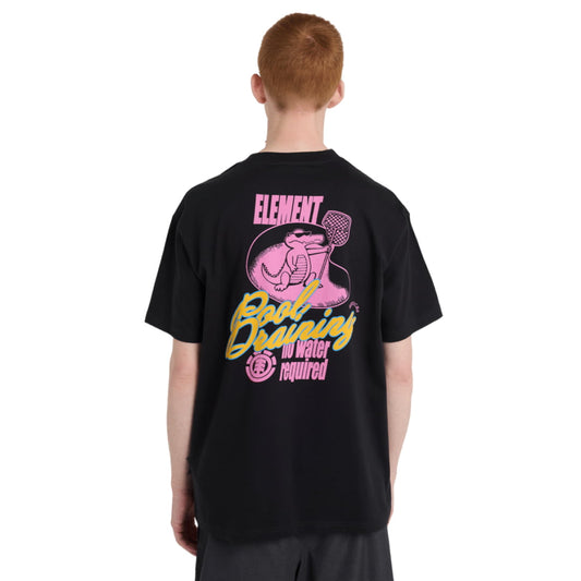 T-shirt Element Pool Draining Off Black