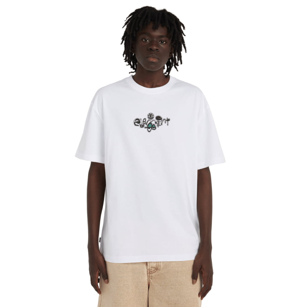 T-shirt Element Sunday SS Optic White - Ss - Insidshop.com