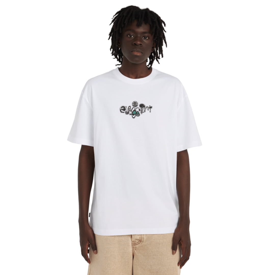 T-shirt Element Sunday SS Optic White - Ss - Insidshop.com