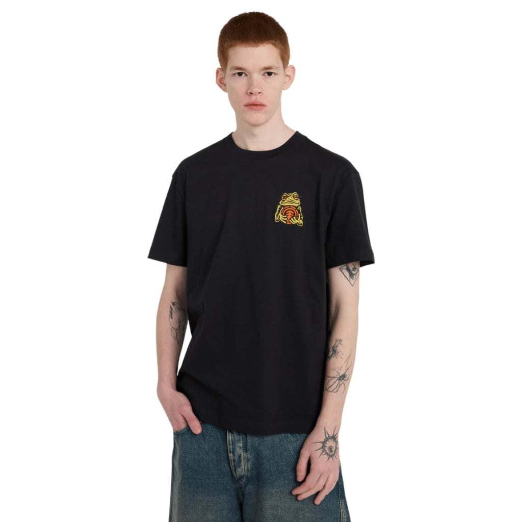 T-shirt Element Timber The Frog SS Off Black - Ss
