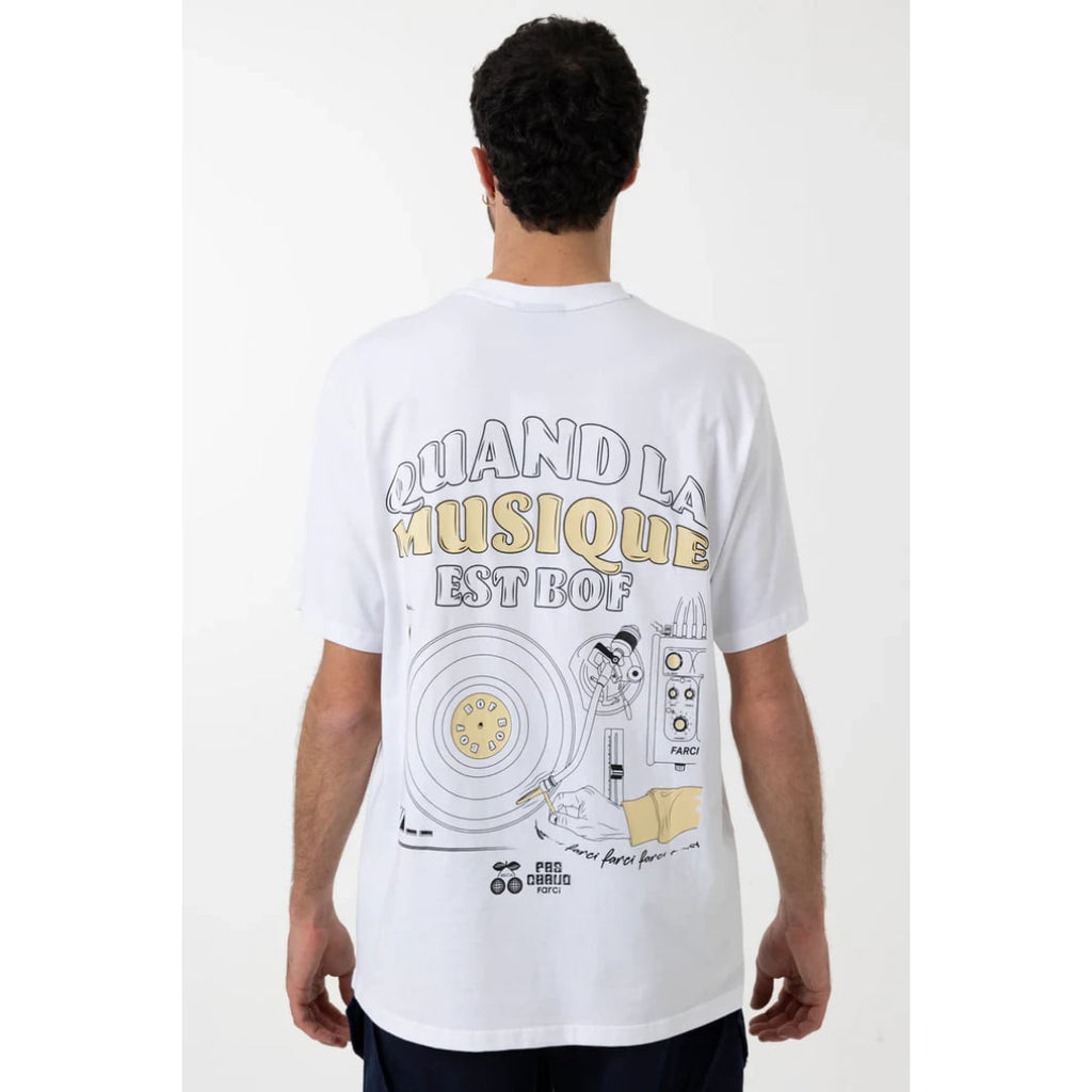 T-shirt Farci Bof White - Insidshop.com