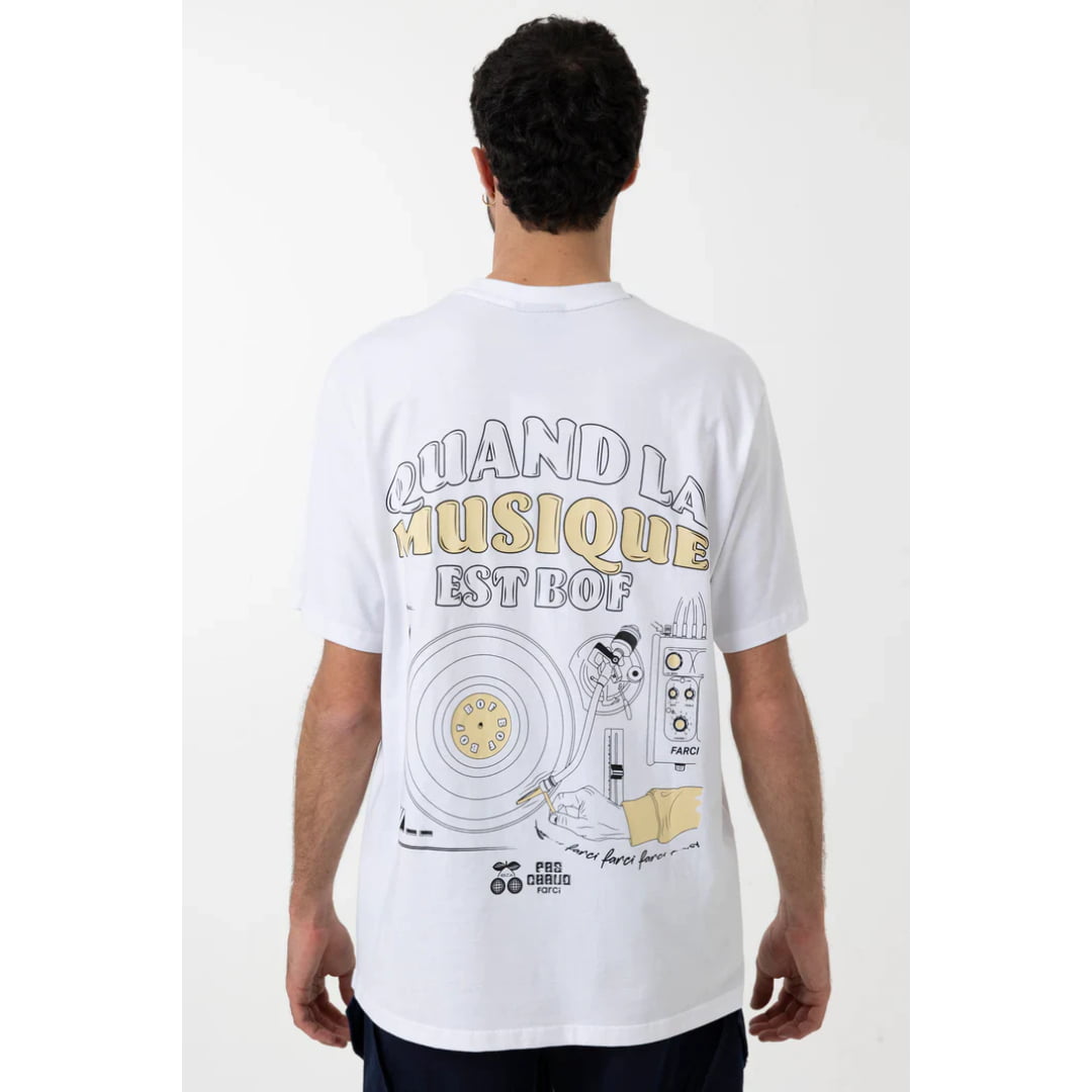 T-shirt Farci Bof White - Insidshop.com