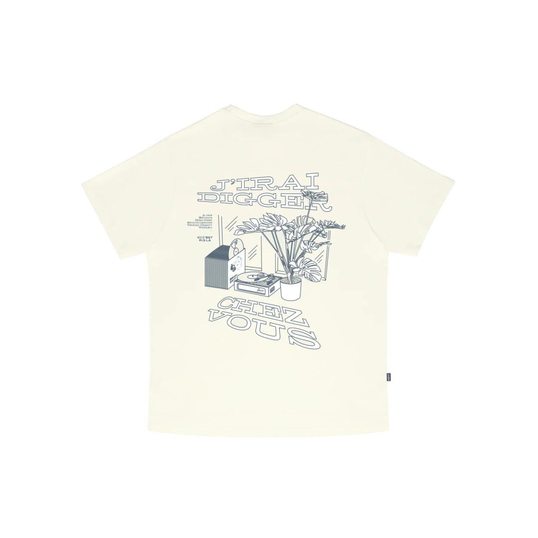 T-shirt Farci Digger Beige - Sun Grey - Insidshop.com
