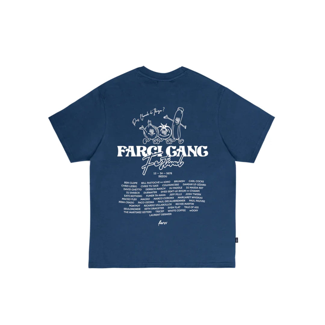 T-shirt Farci Fest Blue - Insidshop.com