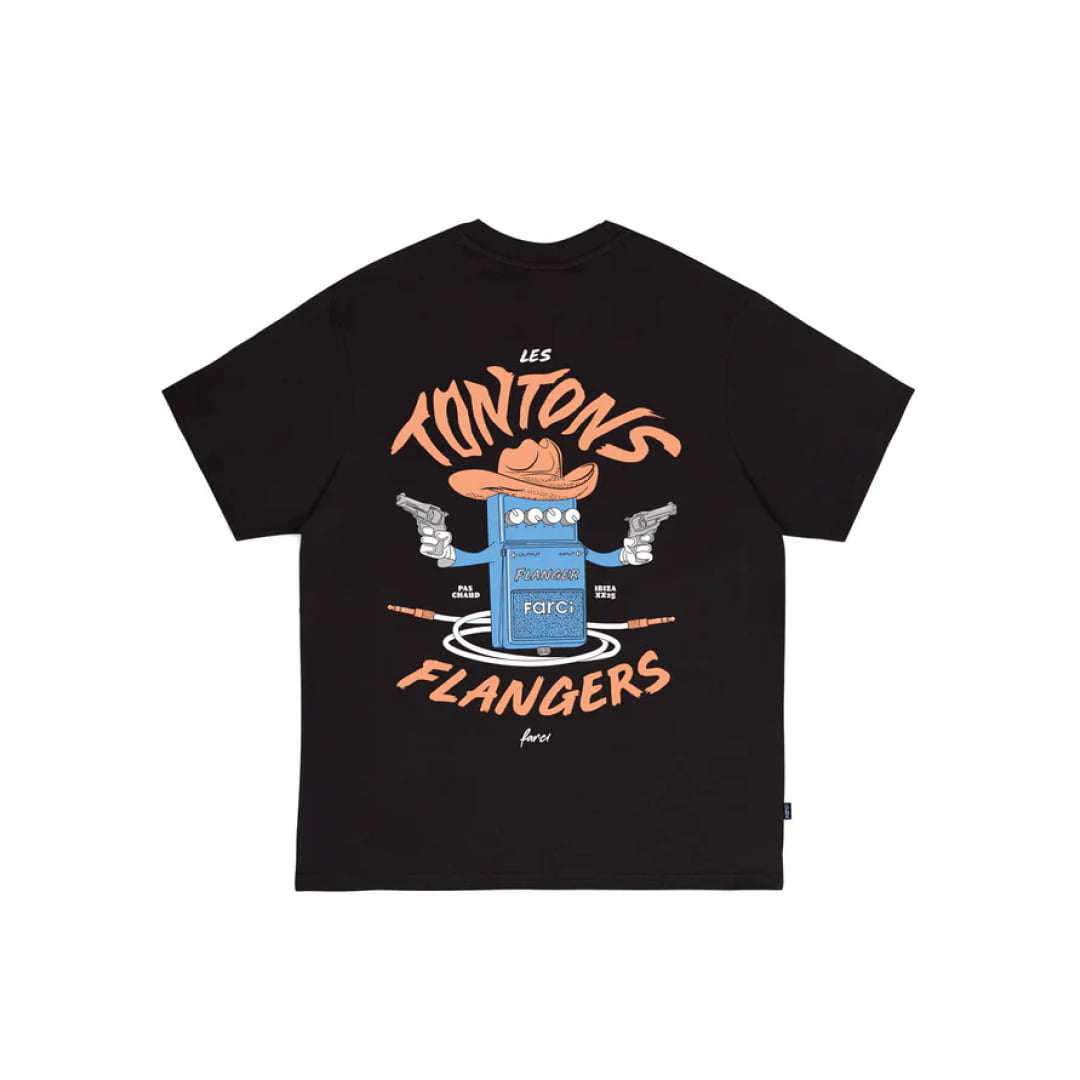 T-shirt Farci Flanger Jet Black - Insidshop.com