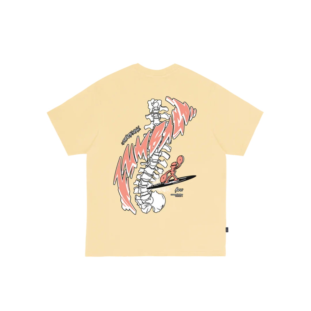 T-shirt Farci Lumbago Yellow - Insidshop.com