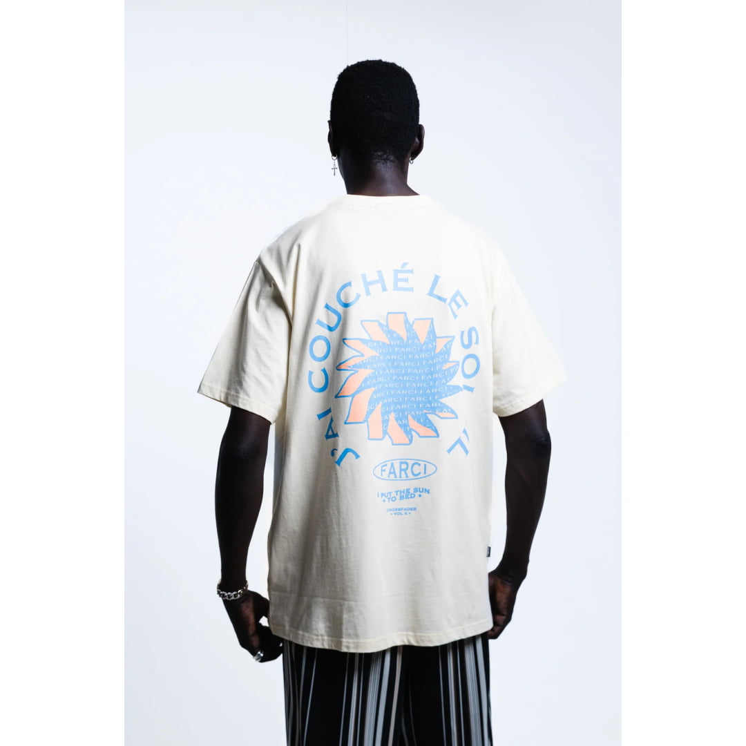 T-shirt Farci Sun Beige - Grey - Insidshop.com