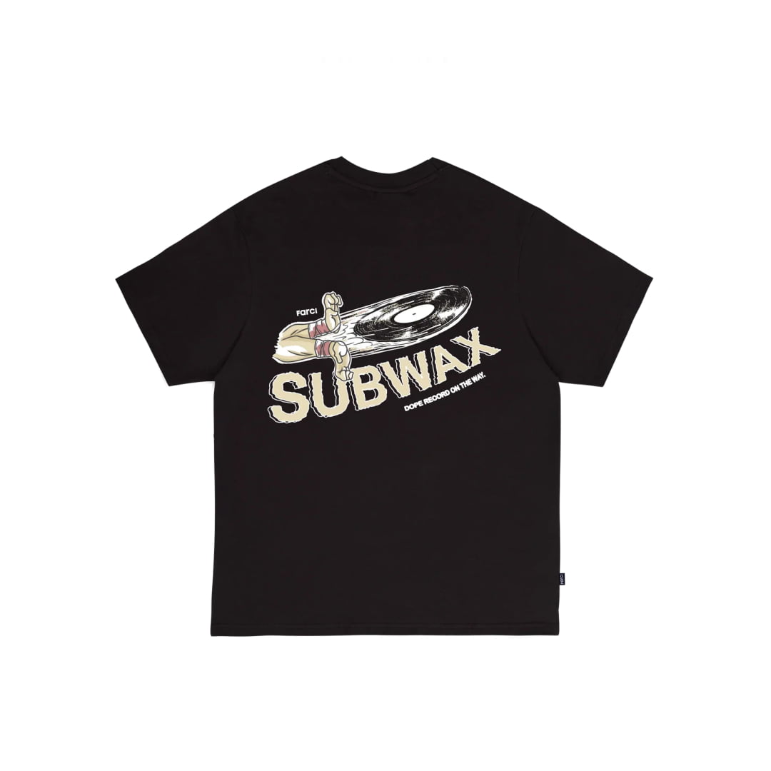 T-shirt Farci Wax Black - Insidshop.com